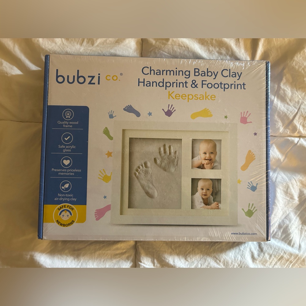 Bubzi Co. Baby Handprint & Footprint Keepsake Kit